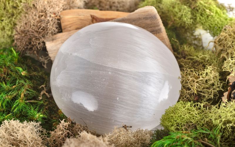 cristal de sélénite signification propriétés bienfaits