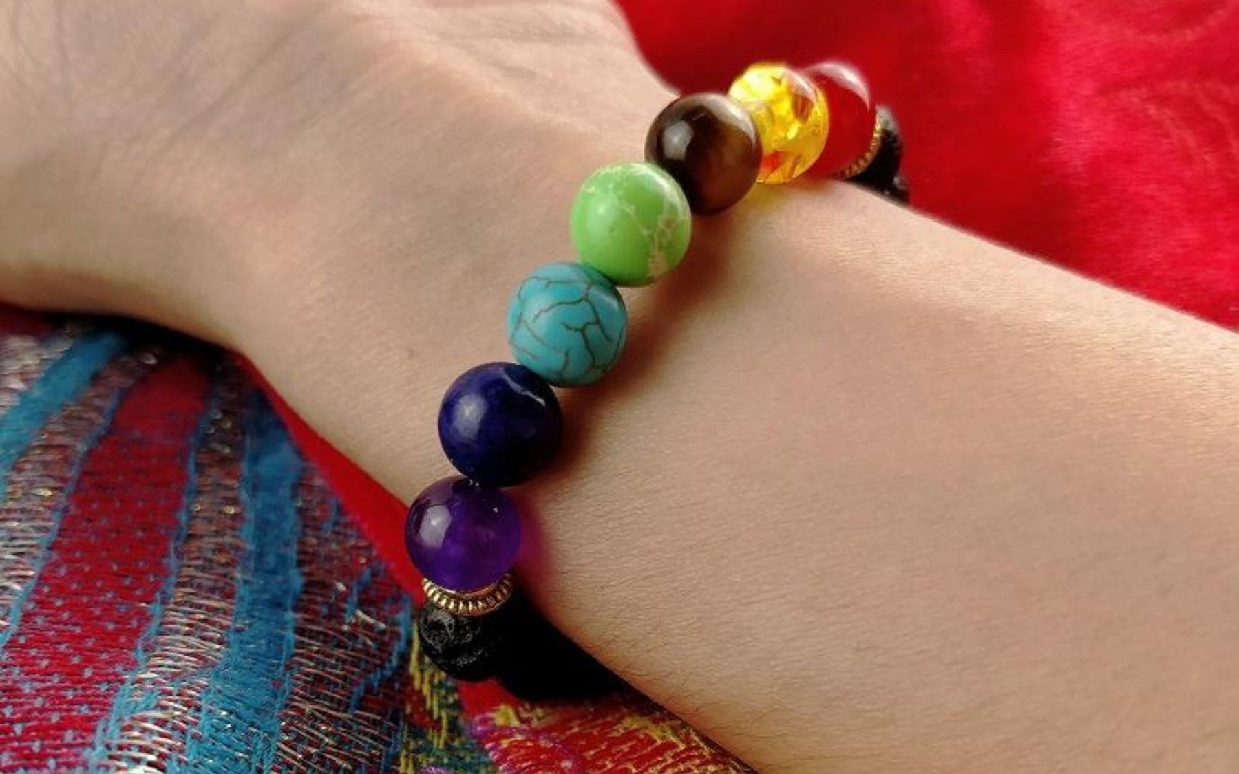Bracelet chakra - Force - produit local main image 1