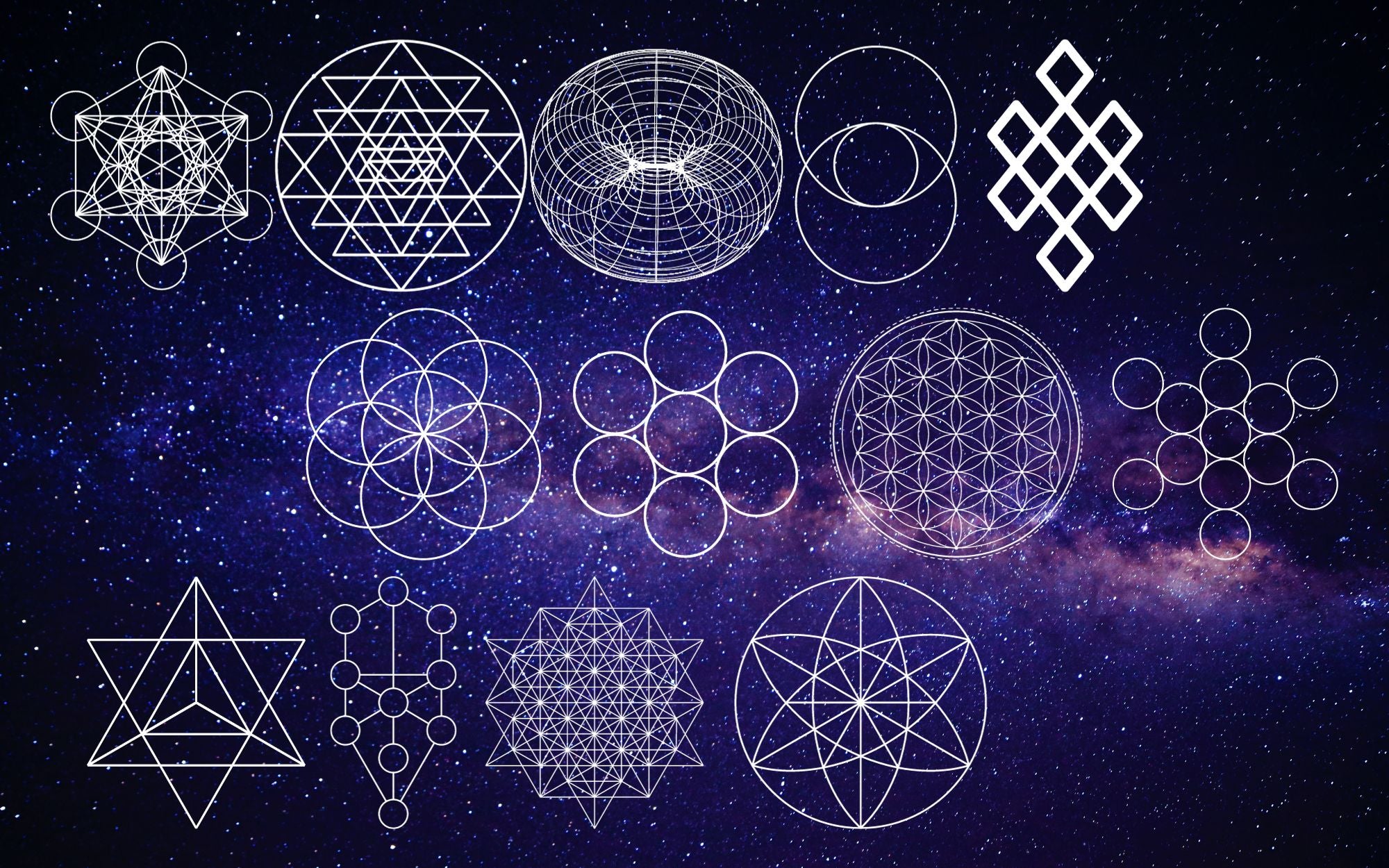 les symboles de la géométrie sacrée et leurs significations