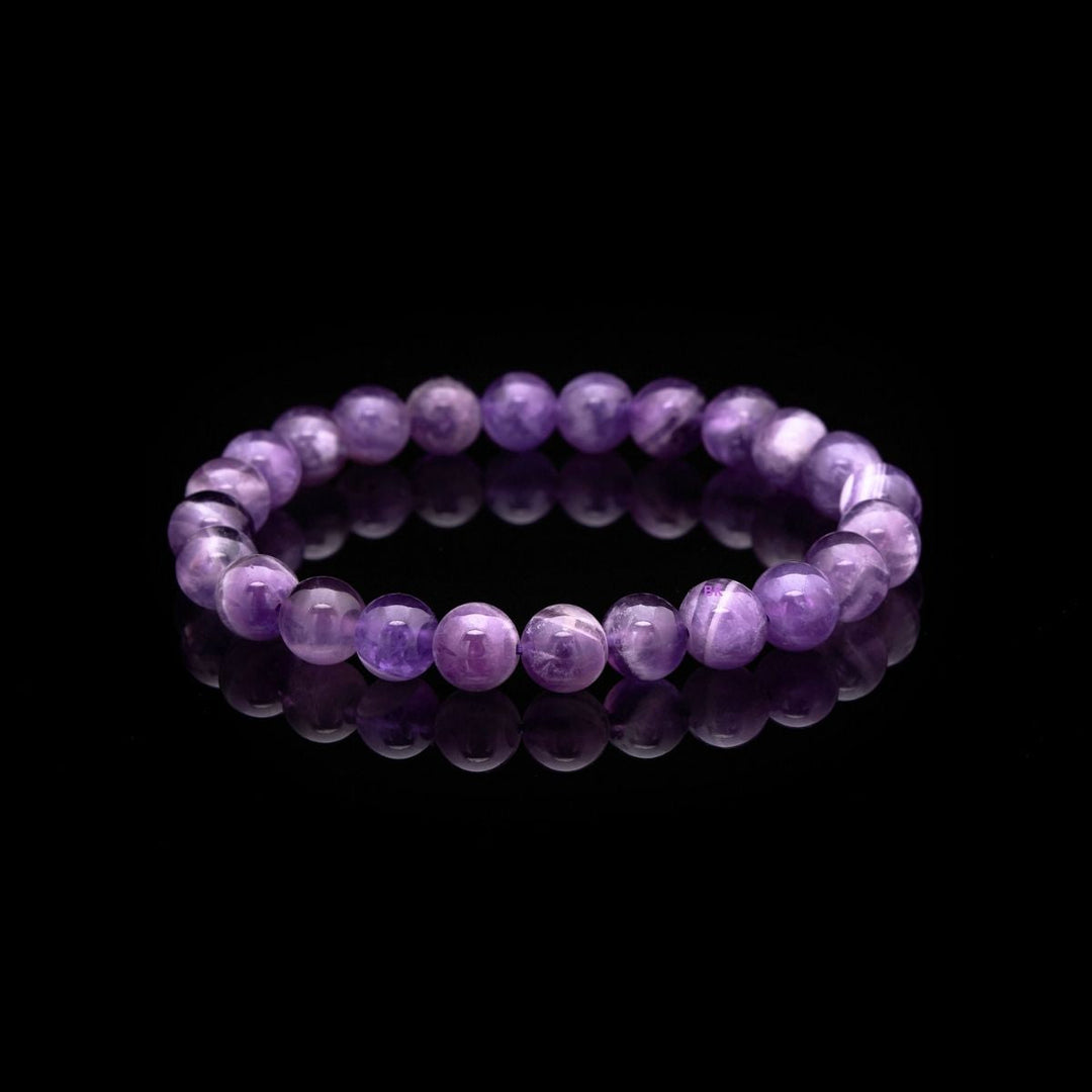 Bracelet de feng shui en cristal d’améthyste - Karma et Moi