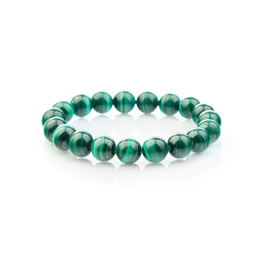 Bracelet en malachite verte - Karma et Moi