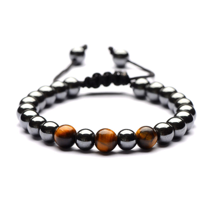 Bracelet des 7 chakras en hématite - Karma et Moi