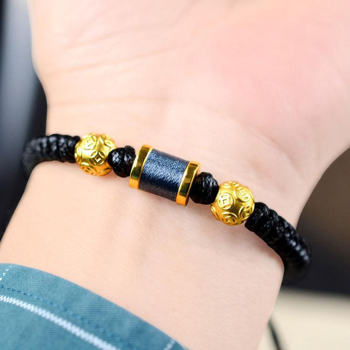 Bracelet de pièces chinoises - Activateur de richesse Feng Shui - Karma et Moi