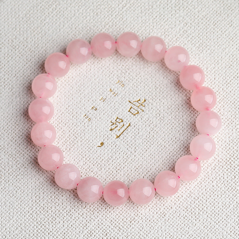 Bracelet en quartz rose - Pour inspirer l’amour - Karma et Moi