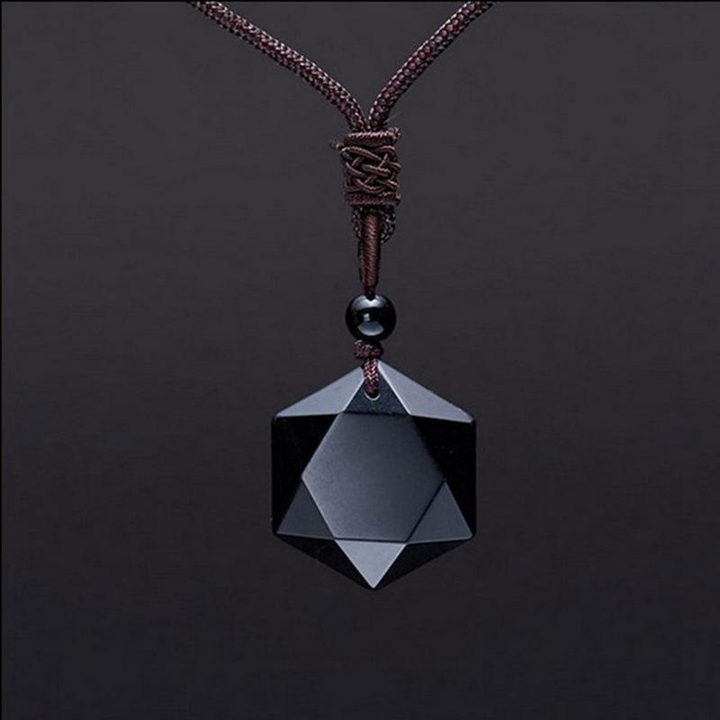 Talisman en obsidienne noire - Collier de protection - Karma et Moi