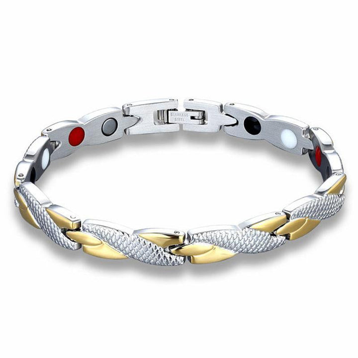 Bracelet magnétique en forme d'écailles de dragon - Karma et Moi