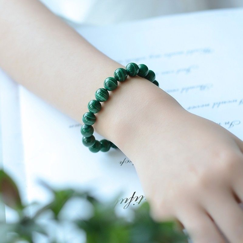 Bracelet en malachite verte - Karma et Moi