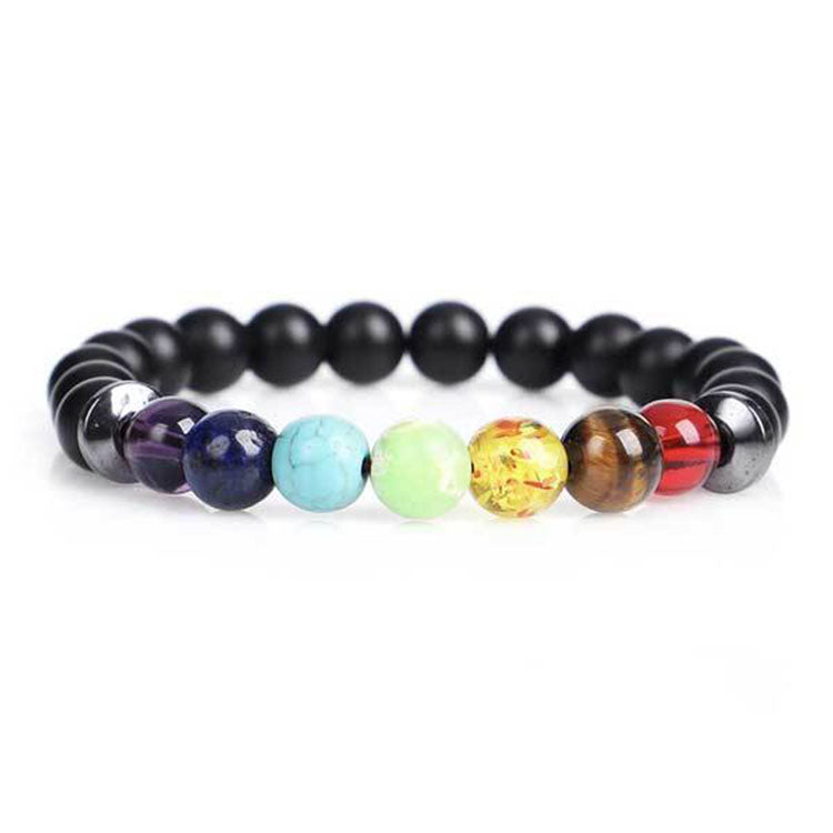 Bracelets en hématite pour équilibrer les 7 chakras - Karma et Moi