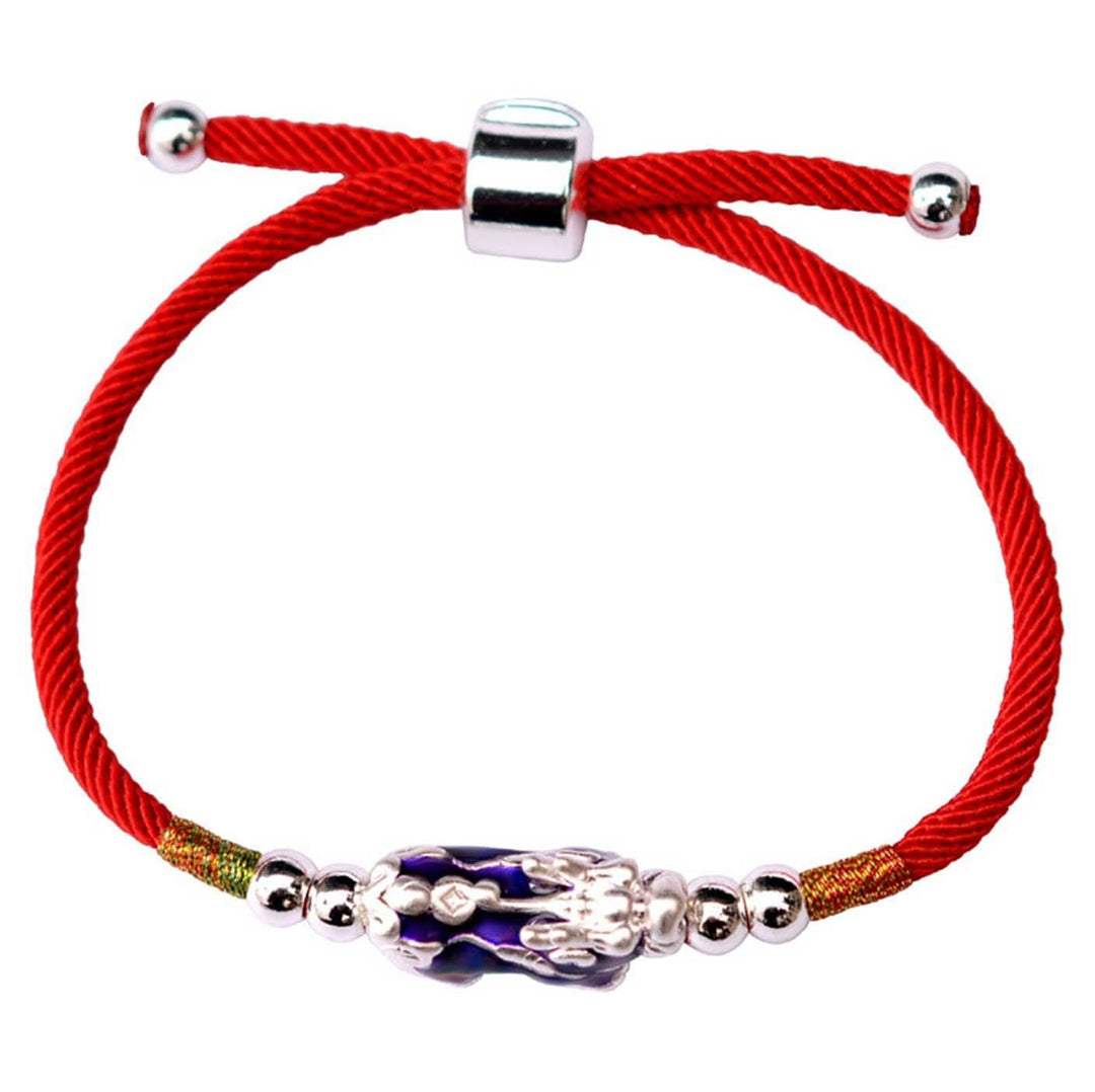 Bracelet Pixiu à couleur changeante - corde tissée à la main - Karma et Moi