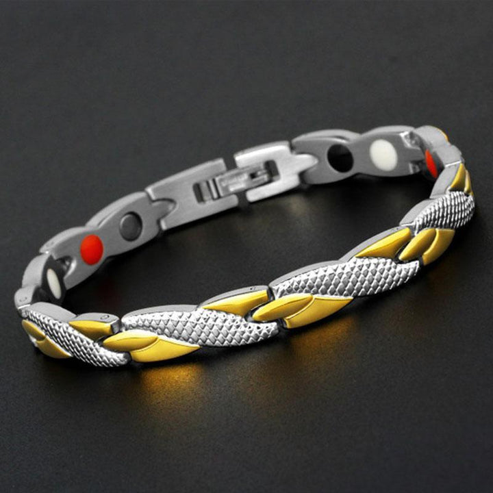 Bracelet magnétique en forme d'écailles de dragon - Karma et Moi