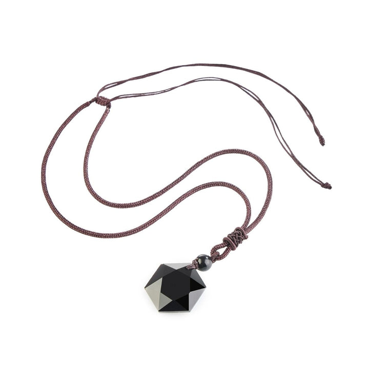 Talisman en obsidienne noire - Collier de protection - Karma et Moi