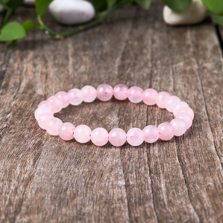 Bracelet en quartz rose - Pour inspirer l’amour - Karma et Moi