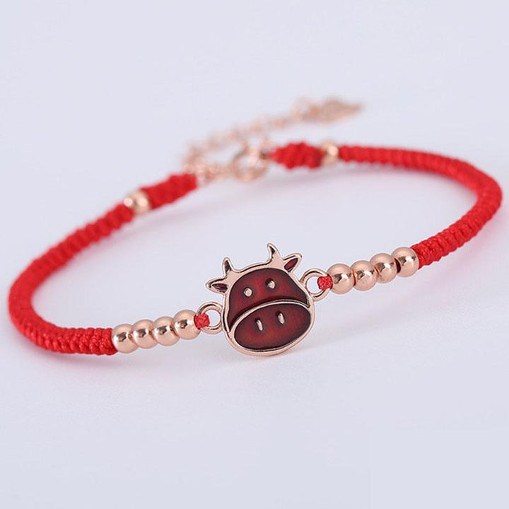 Bracelets du zodiaque chinois à fil rouge - Chance et protection - Karma et Moi