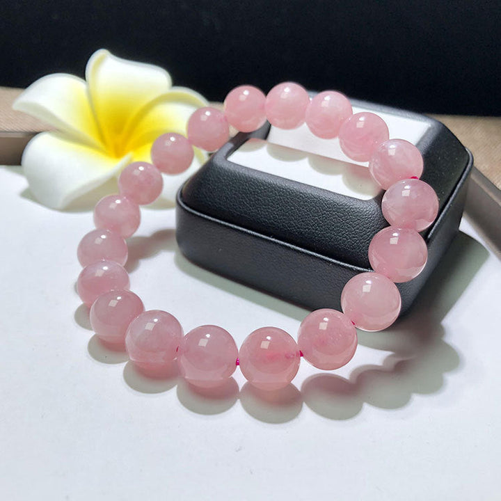 Bracelet en quartz rose - Pour inspirer l’amour - Karma et Moi