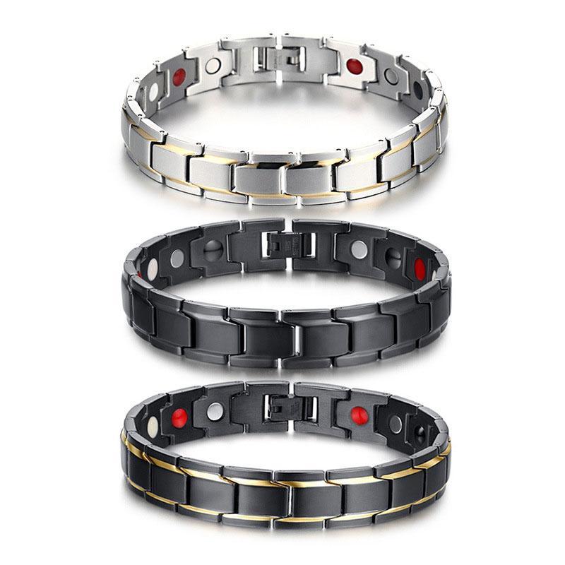 Bracelets de magnétothérapie - Noir, Argent, Or - Karma et Moi