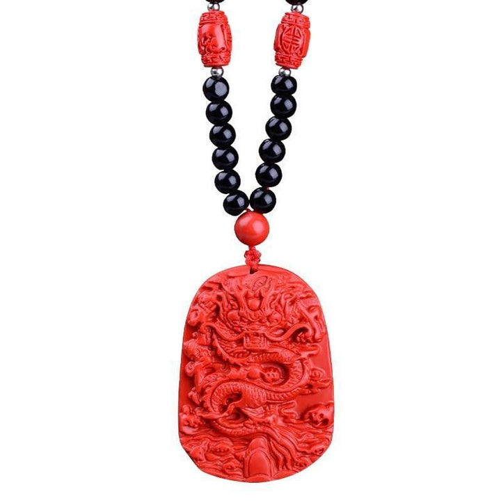 Collier du dragon rouge - Chance et Abondance - Karma et Moi