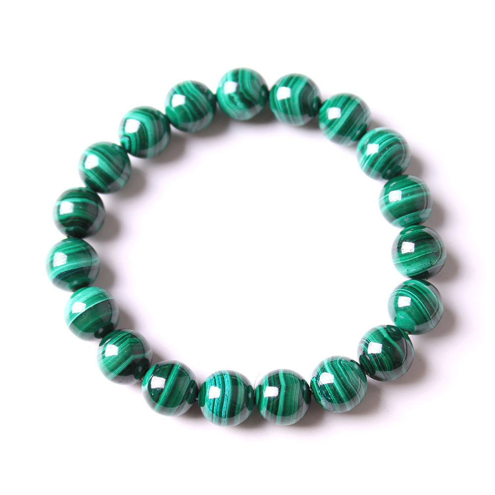 Bracelet en malachite verte - Karma et Moi