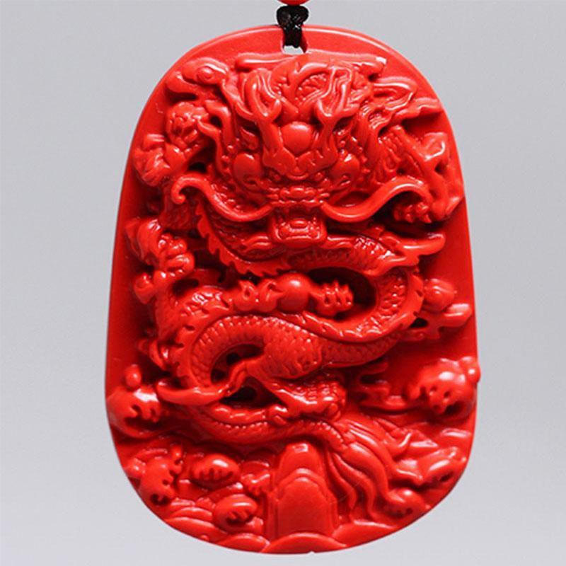 Collier du dragon rouge - Chance et Abondance - Karma et Moi