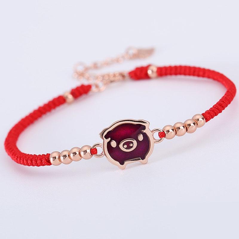 Bracelets du zodiaque chinois à fil rouge - Chance et protection - Karma et Moi