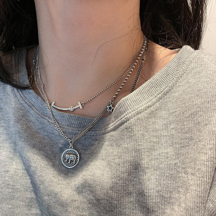 Collier en forme d’éléphant en argent - Porte bonheur - Karma et Moi