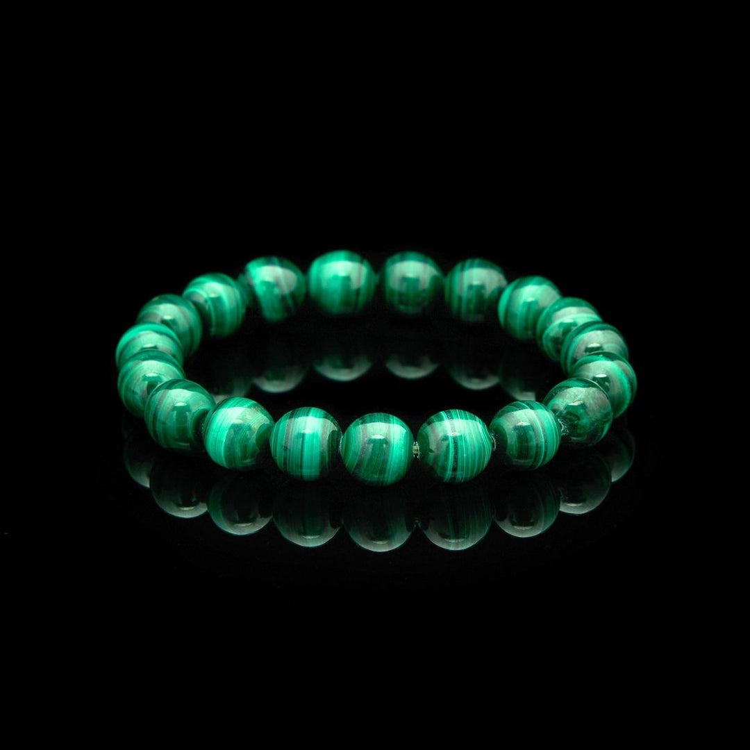 Bracelet en malachite verte - Karma et Moi