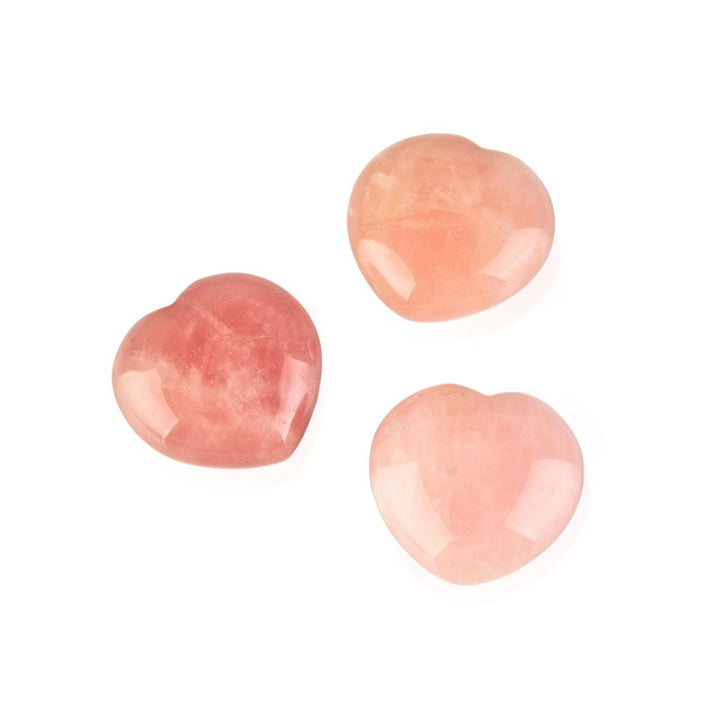 Quartz rose en forme de cœur - Amour et Romance - Karma et Moi