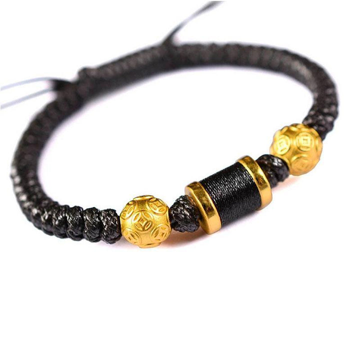 Bracelet de pièces chinoises - Activateur de richesse Feng Shui - Karma et Moi