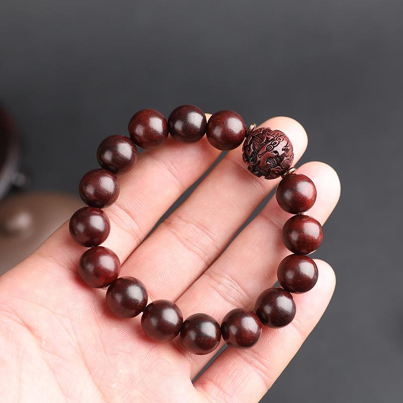 Bracelet en bois de santal - Perles de méditation bouddhistes - Karma et Moi