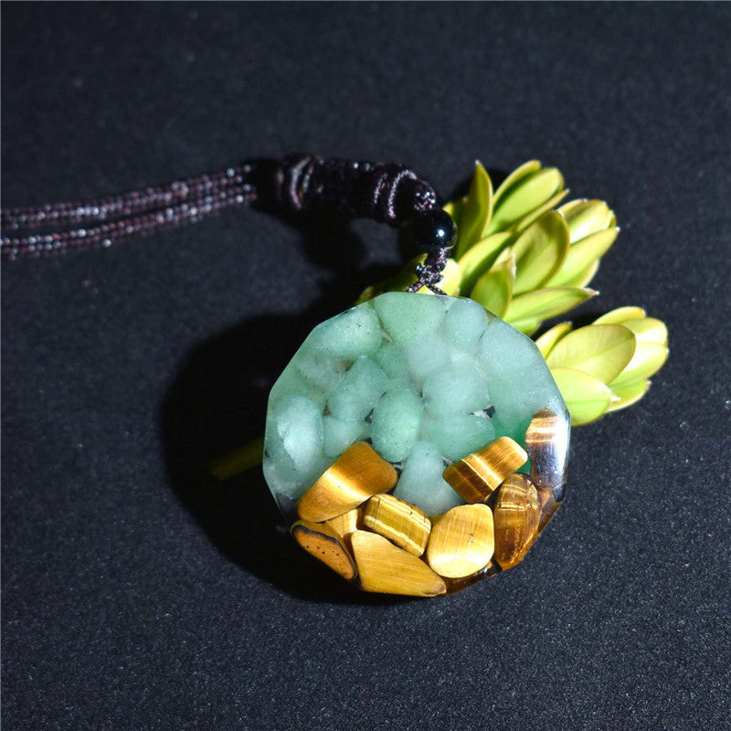 Collier en orgonite Arbre de vie - Protection énergétique - Karma et Moi