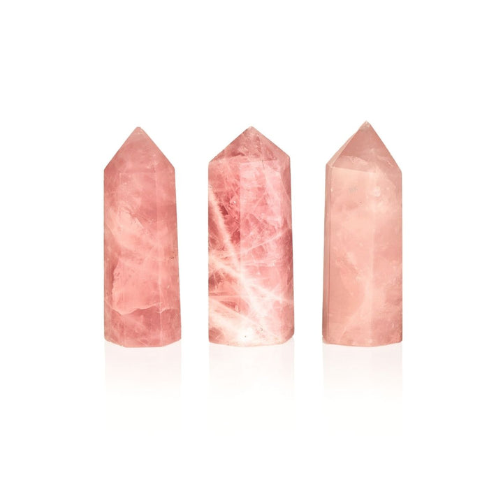 Baguette de cristal en quartz rose - Karma et Moi