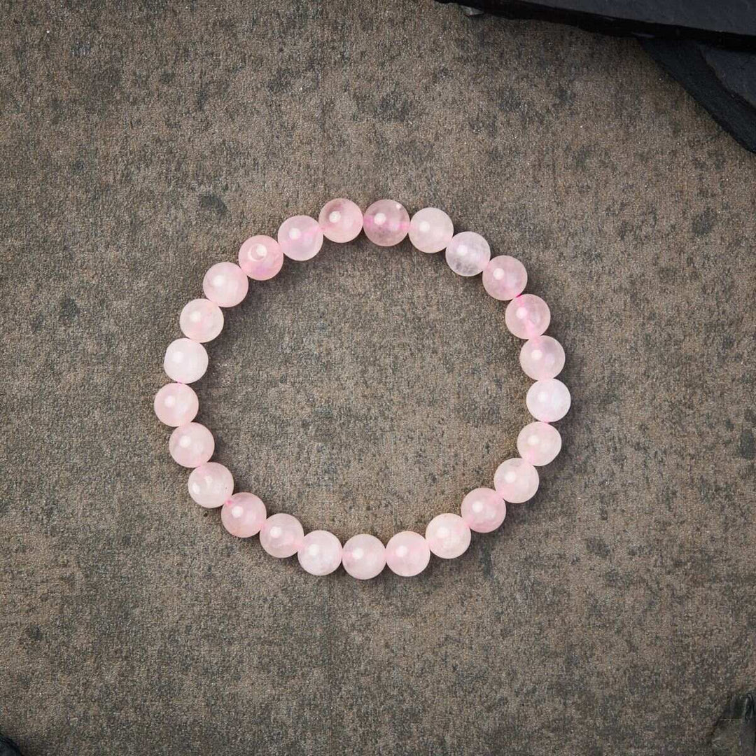 Bracelet en quartz rose - Pour inspirer l’amour - Karma et Moi