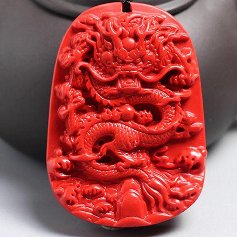 Collier du dragon rouge - Chance et Abondance - Karma et Moi