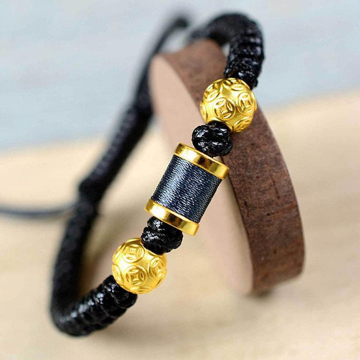 Bracelet de pièces chinoises - Activateur de richesse Feng Shui - Karma et Moi