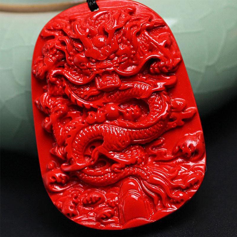 Collier du dragon rouge - Chance et Abondance - Karma et Moi