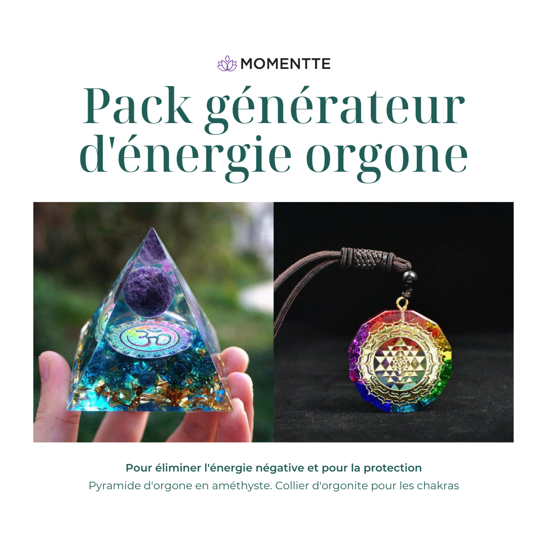 Pack pour équilibrer l’énergie orgone - Karma et Moi