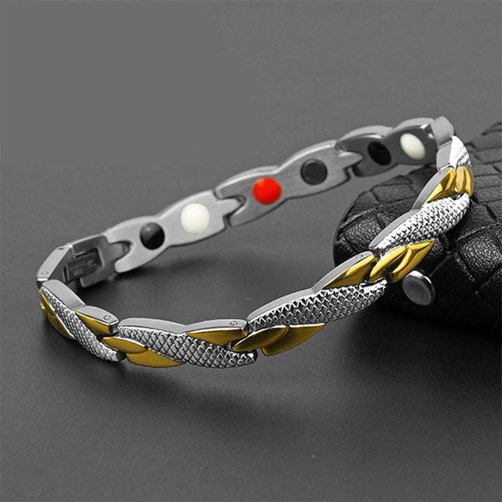 Bracelet magnétique en forme d'écailles de dragon - Karma et Moi