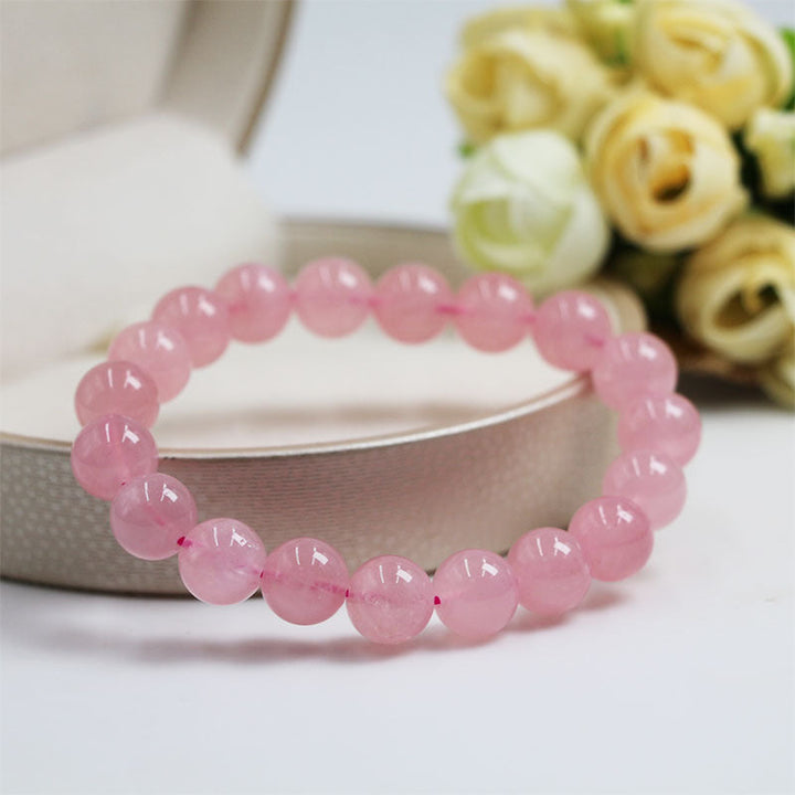 Bracelet en quartz rose - Pour inspirer l’amour - Karma et Moi