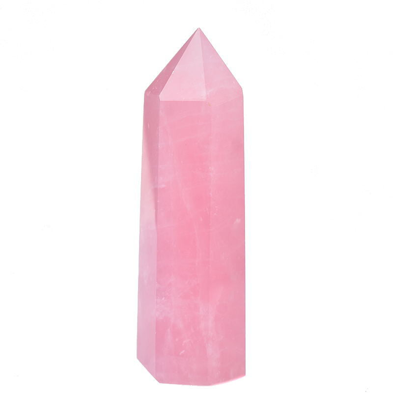 Baguette de cristal en quartz rose - Karma et Moi