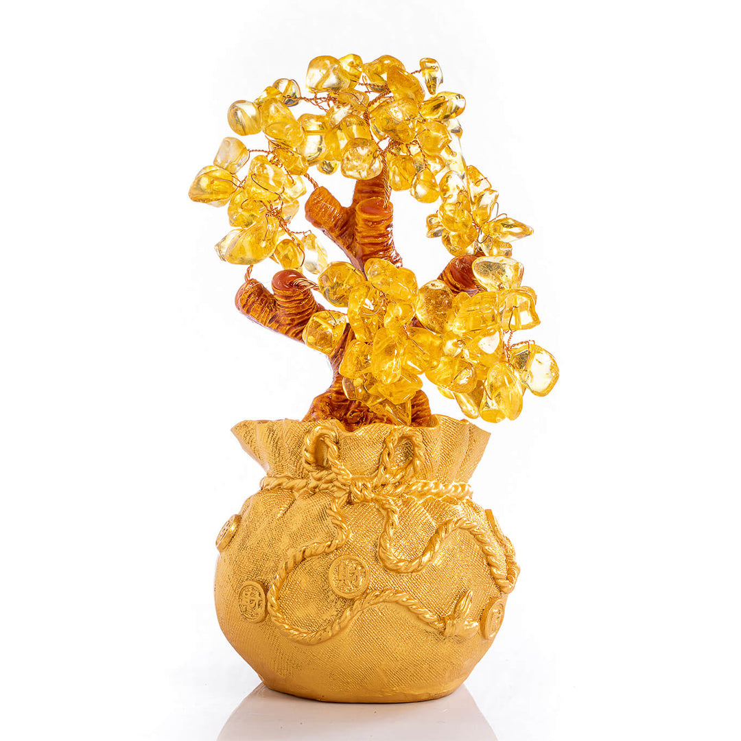 Arbre Feng Shui en citrine "Prospérité et Chance" - Karma et Moi