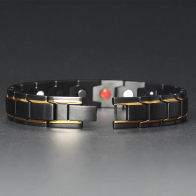 Bracelet en titane et germanium - Bracelet magnétique de bien-être - Karma et Moi