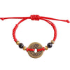 Bracelet de pièces chinoises porte-bonheur - Cinq pièces Feng shui de l’empereur - Karma et Moi