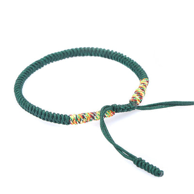 Bracelets à nœuds tibétains faits main - Paix et harmonie - Karma et Moi