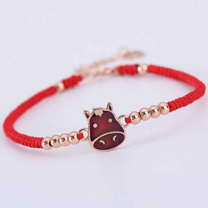 Bracelets du zodiaque chinois à fil rouge - Chance et protection - Karma et Moi